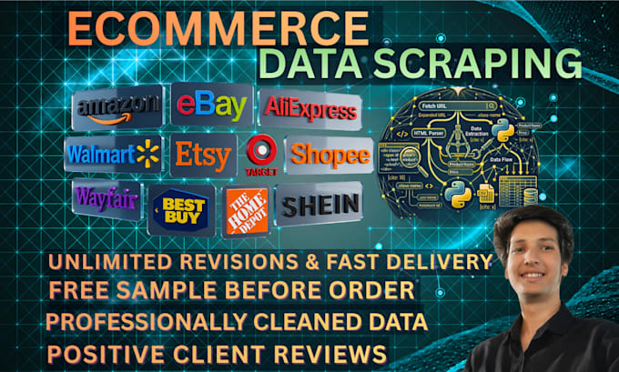 do product scraping and scrape ecommerce websites for you