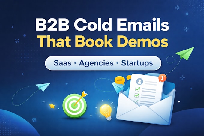 write b2b cold email sequences that book qualified demos