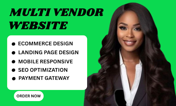 build multi vendor ecommerce marketplace website or multivendor website