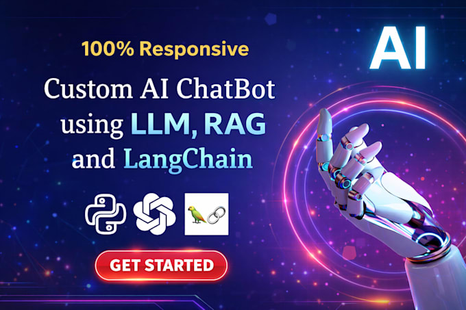 build a custom ai chatbot using llm, rag and langchain