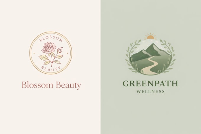 Design a soft minimalist logo in canva by Elina2012 | Fiverr