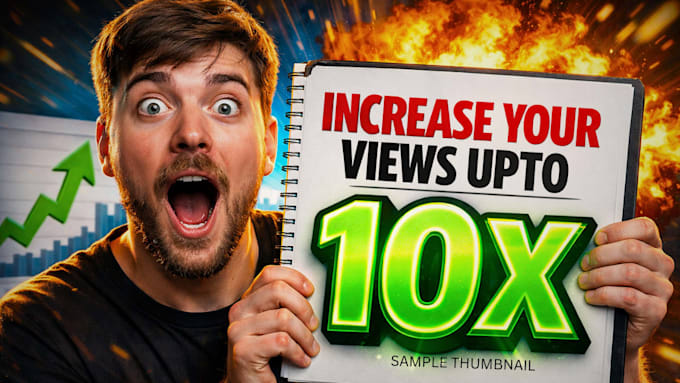 design mrbeast style youtube thumbnails