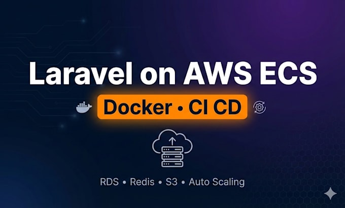 deploy laravel application on AWS ecs using docker with ci cd