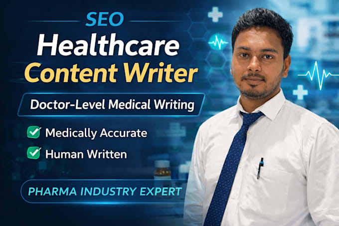 write professional medical and pharma content
