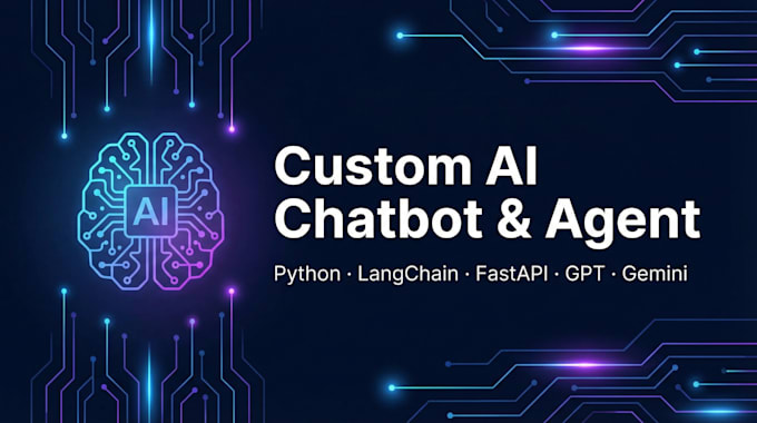build a custom ai chatbot or agent using python and langchain