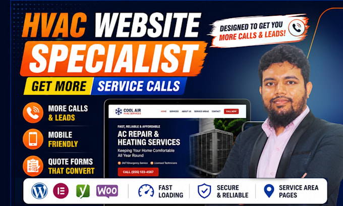 build a high converting hvac contractor website