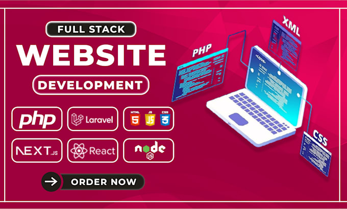 build custom website as a full stack PHP laravel web developer