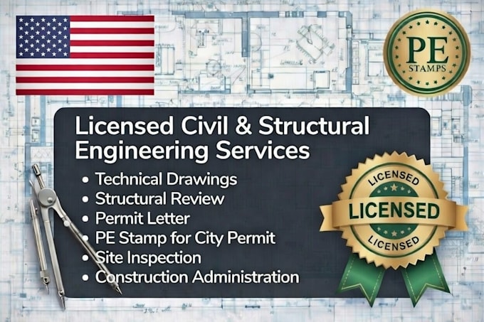Architectural plans certified architect stamp by licensed architect la ...