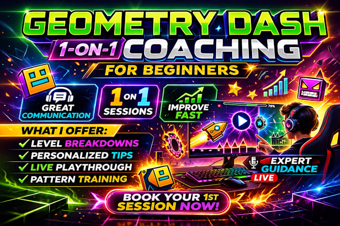 provide friendly, clear geometry dash coaching for beginners