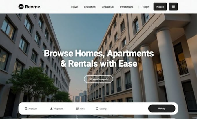 build wix property development website construction wix building company website