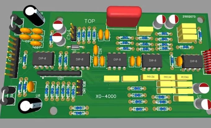 design pcb schematic, layout, board power electronics circuit in altium, easyeda