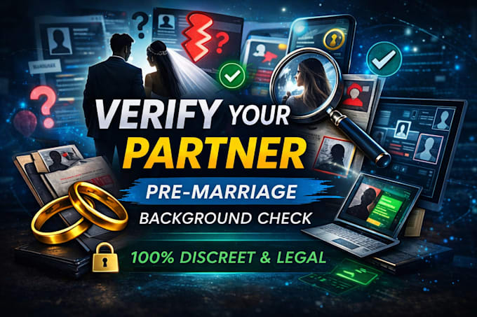 be your private investigator to verify your partner or online date