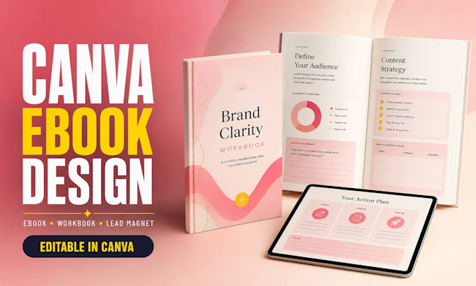 do canva ebook design canva workbook design editable ebook cover design journal