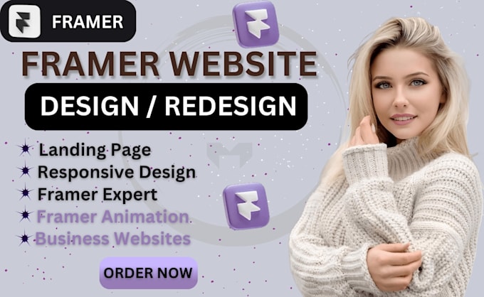do  website design framer expert framer landing page