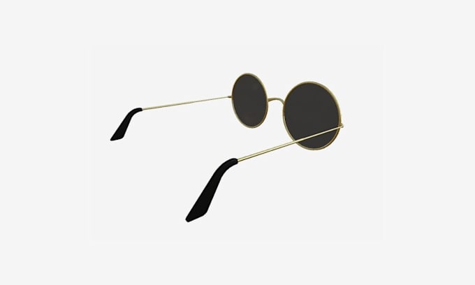 design realistic 3d sunglasses model, eyewear rendering and cad