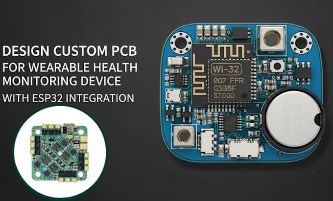 develop rigid flex pcb design for health device pcb and fitness tracker with bom