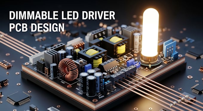 design dimmable led driver pcb with pwm and power supply integration