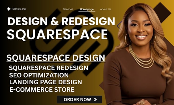 build design squarespace website redesign squarespace vonza website development