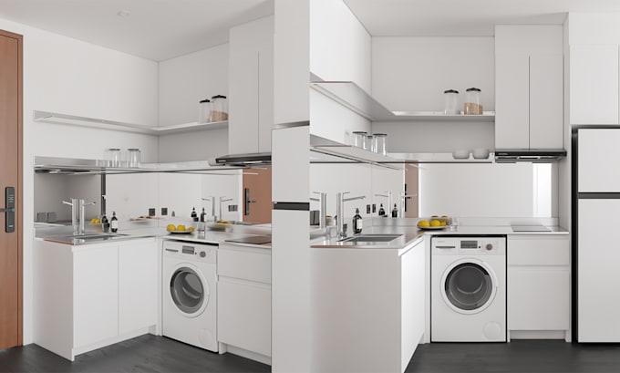 design your kitchen with detail drawing