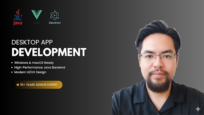 develop a custom cross platform desktop app using electron and vue