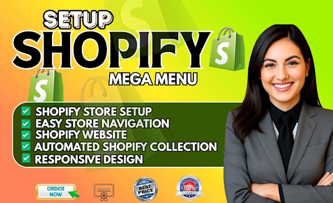 setup shopify collection design or redesign shopify store website development