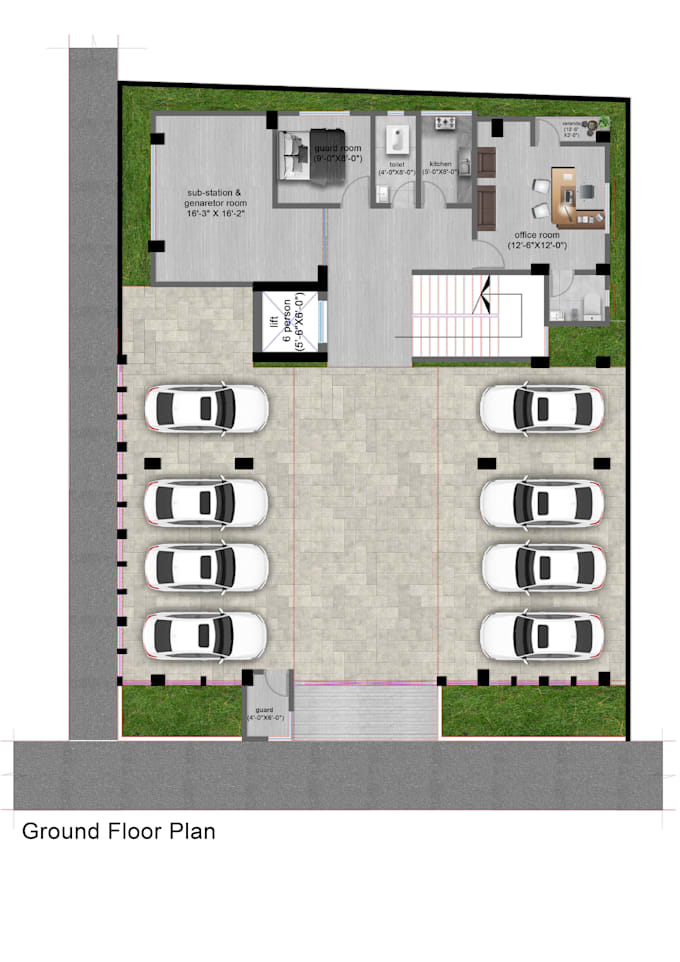 draw professional 2d floor plan and house plan in autocad