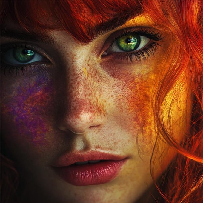 photo retouching, crop image