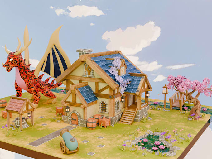 create 3d scenes for your game