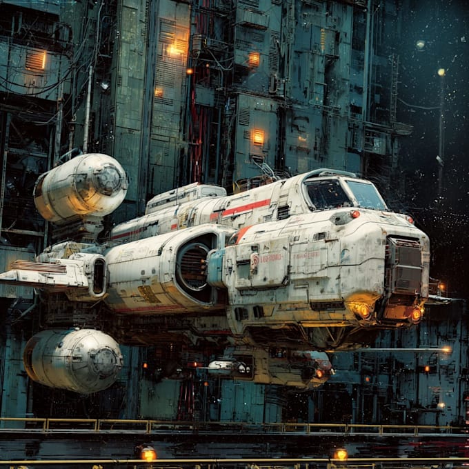 make sci fi spaceship design