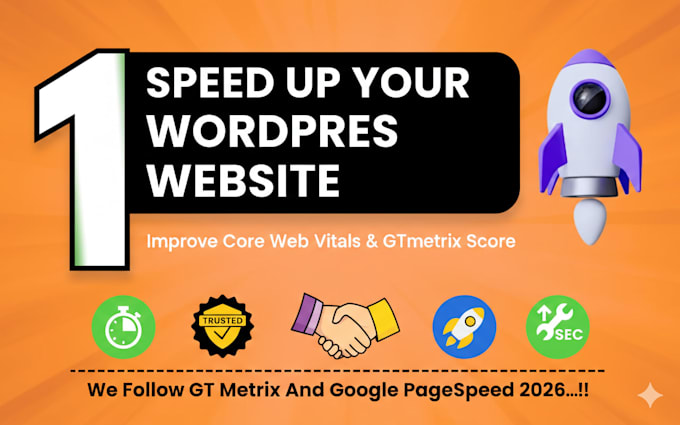 optimize wordpress speed, fix core web vitals and increase gtmetrix score