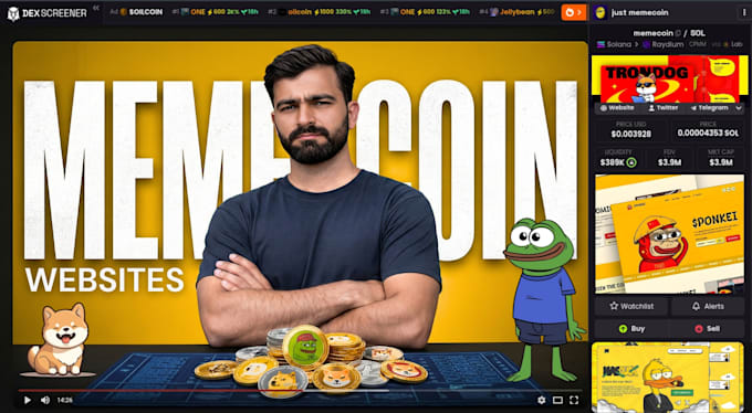 create crypto token, meme coin website, presale ico website
