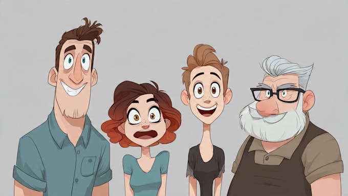 draw any cartoon illustration