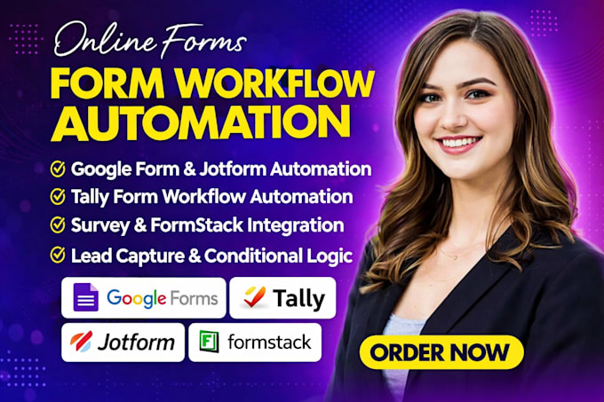 do jotform workflow automation googleform tally survey online forms formstack