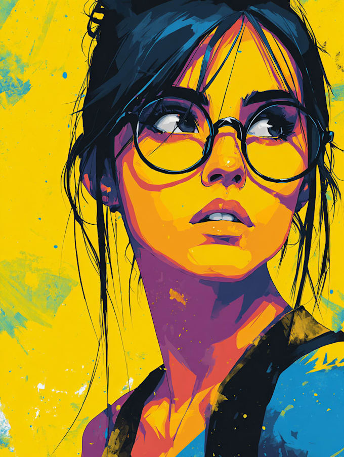 design wpap pop art portrait