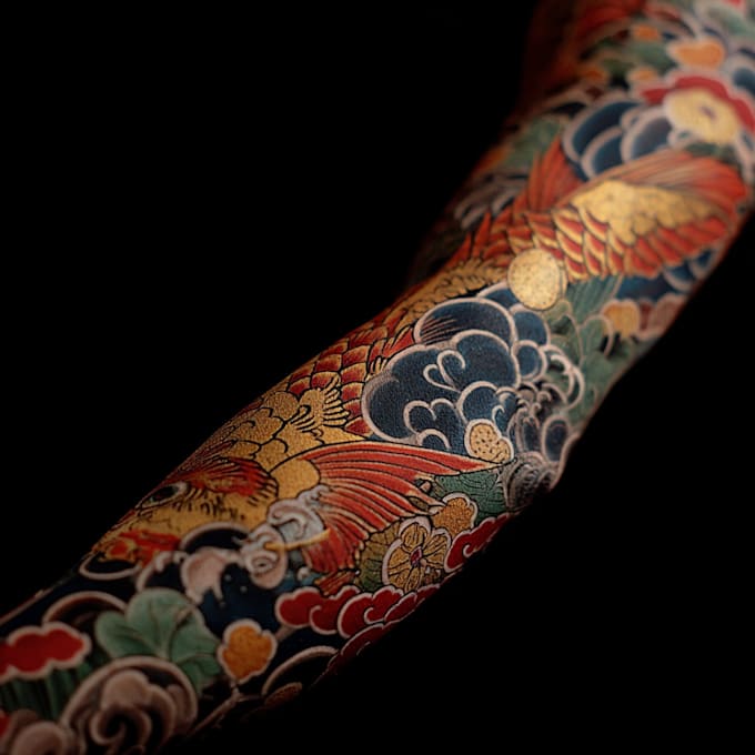 unique realistic tattoo design