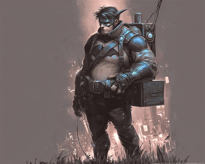 design alien and sci fi character concept art