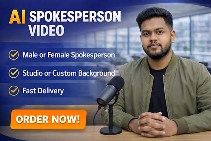 do record a dynamic spokesperson video ai  actor