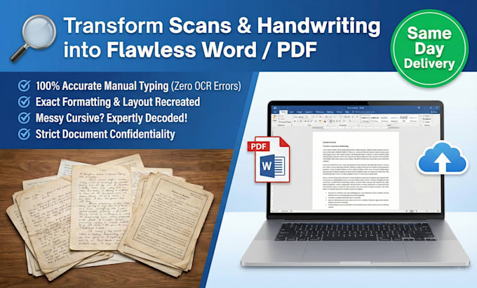 Accurately convert handwritten notes and scanned images to word or pdf ...