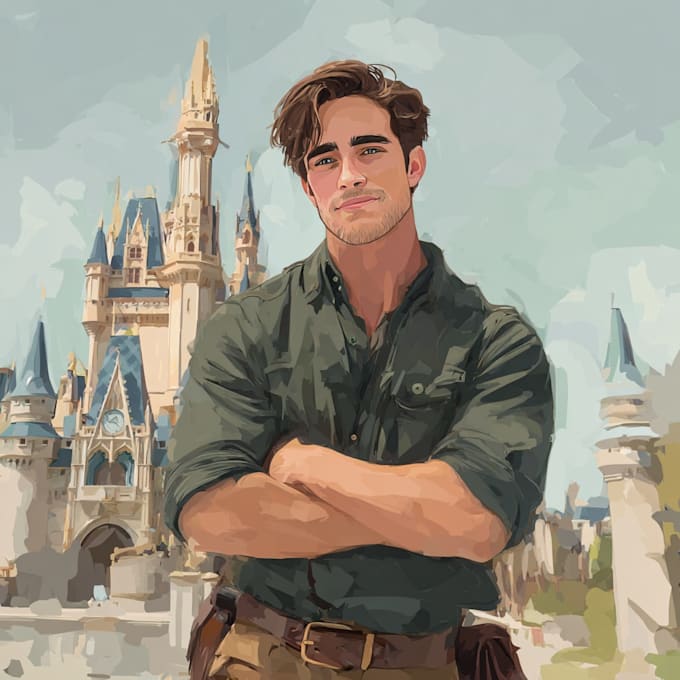 create pixar, disney style characters