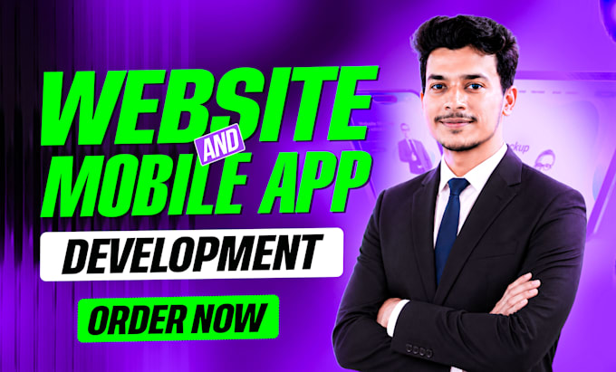 develop websites, ios and android mobile app development as full stack developer