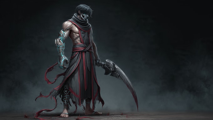 create character artwork for you