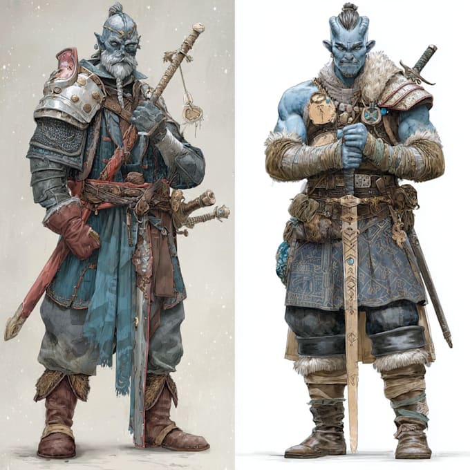 dnd character art and dnd character art