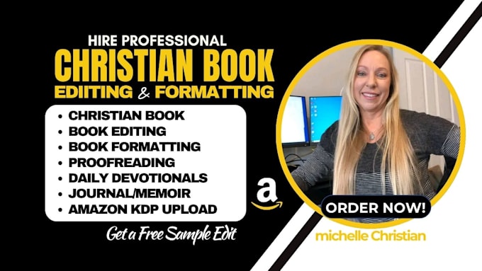 do christian book editing formatting proofreading devotional journal book editor