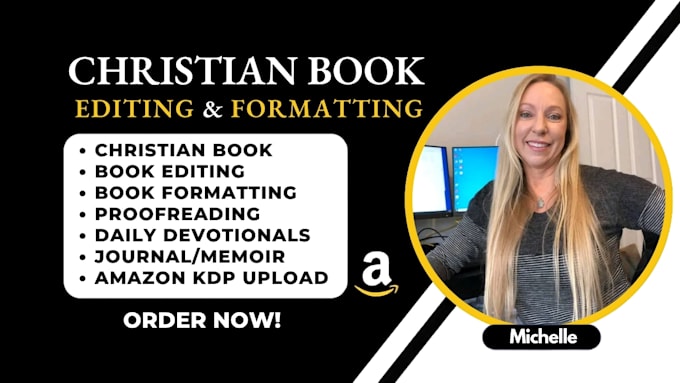christian book editing proofreading formatting devotional journal memoir editor