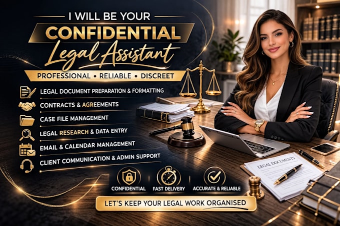 be your confidential legal assistant