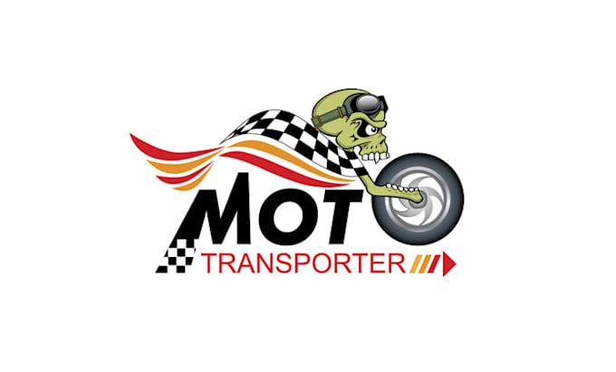 design best quality motor transporter logo