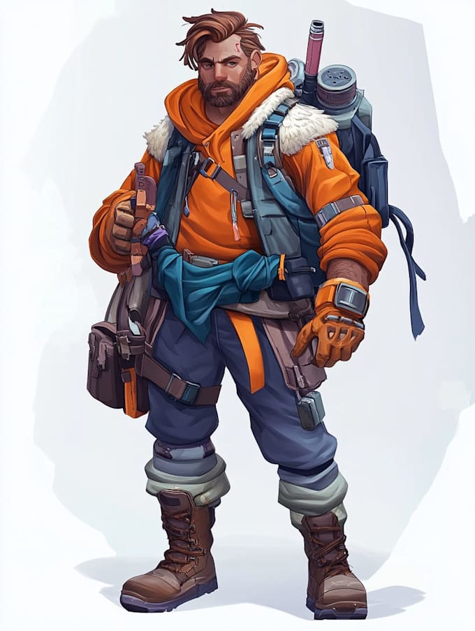 create 2d game character or 2d game character
