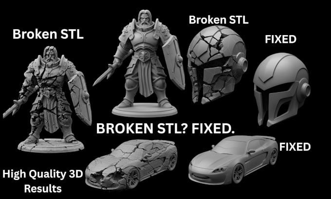 3d printing stl repair 3d model repair modify and fix stl files 3d scan clean