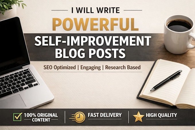 write productivity and self growth content
