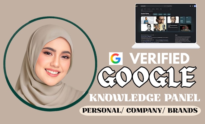create standard google knowledge panel, knowledgepanel for any person or brand